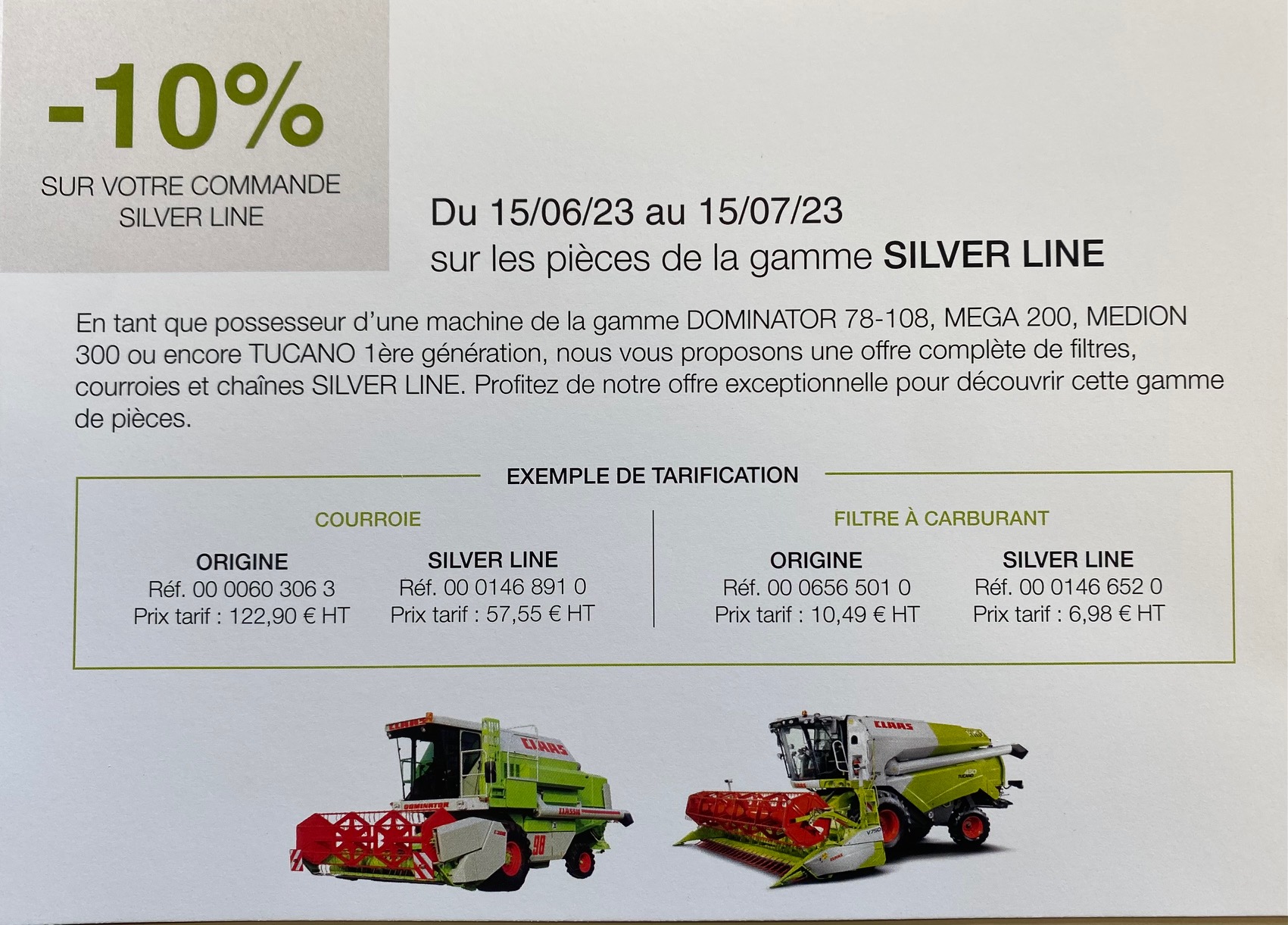 pour que vos machines CLAAS restent une CLAAS